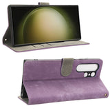 Purple Wallet Case (Galaxy S25 Ultra)