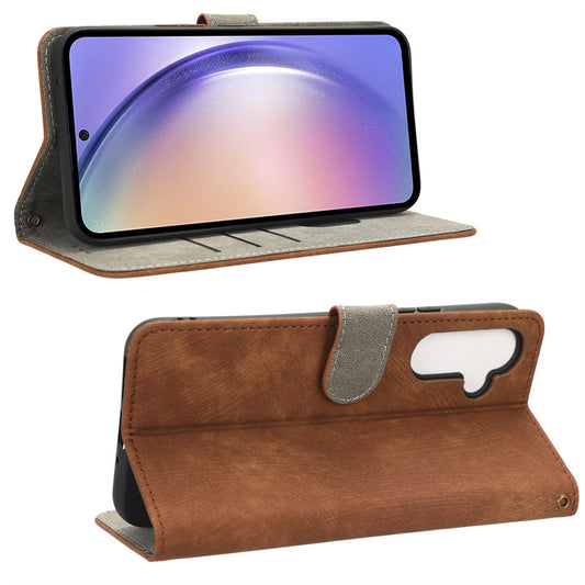 Brown Wallet Case (Galaxy S24+)