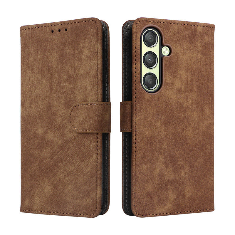 Brown Wallet Case (Galaxy S25)