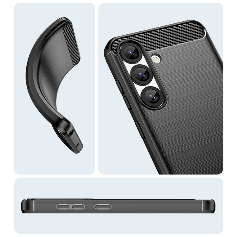 Black Brushed Metal Case (Galaxy S25)