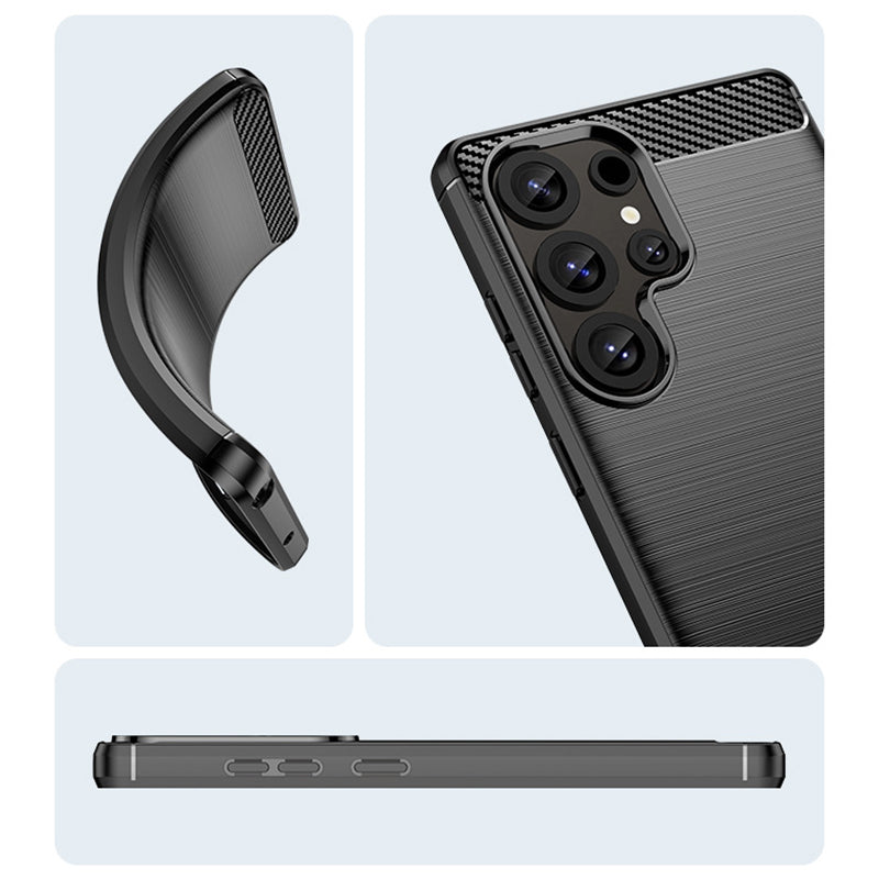 Black Brushed Metal Case (Galaxy S25 Ultra)