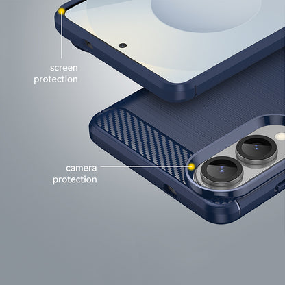 Black Brushed Metal Case (Galaxy S25 Edge)