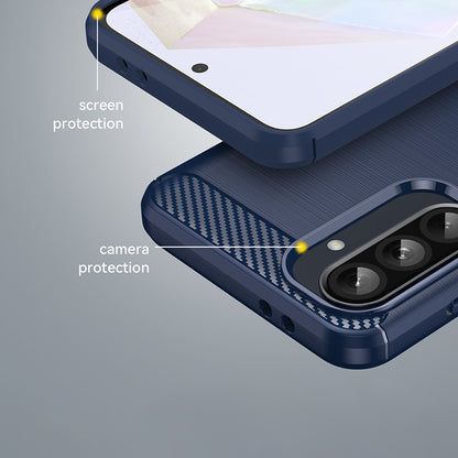 Navy Brushed Metal Case (Galaxy A36)