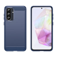 Navy Brushed Metal Case (Galaxy A56)