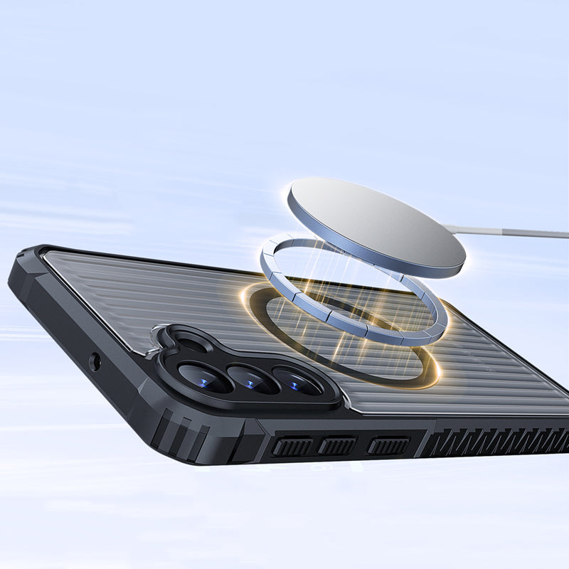 Black Guardian MagSafe Case (Galaxy S25 Edge)