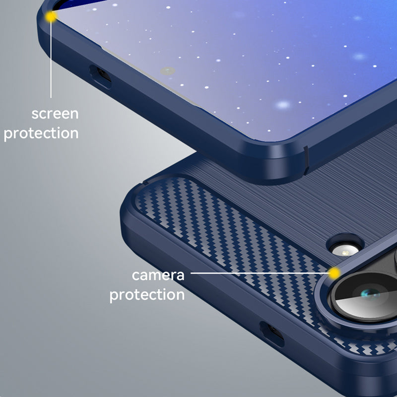 Navy Brushed Metal Case (Galaxy S26)