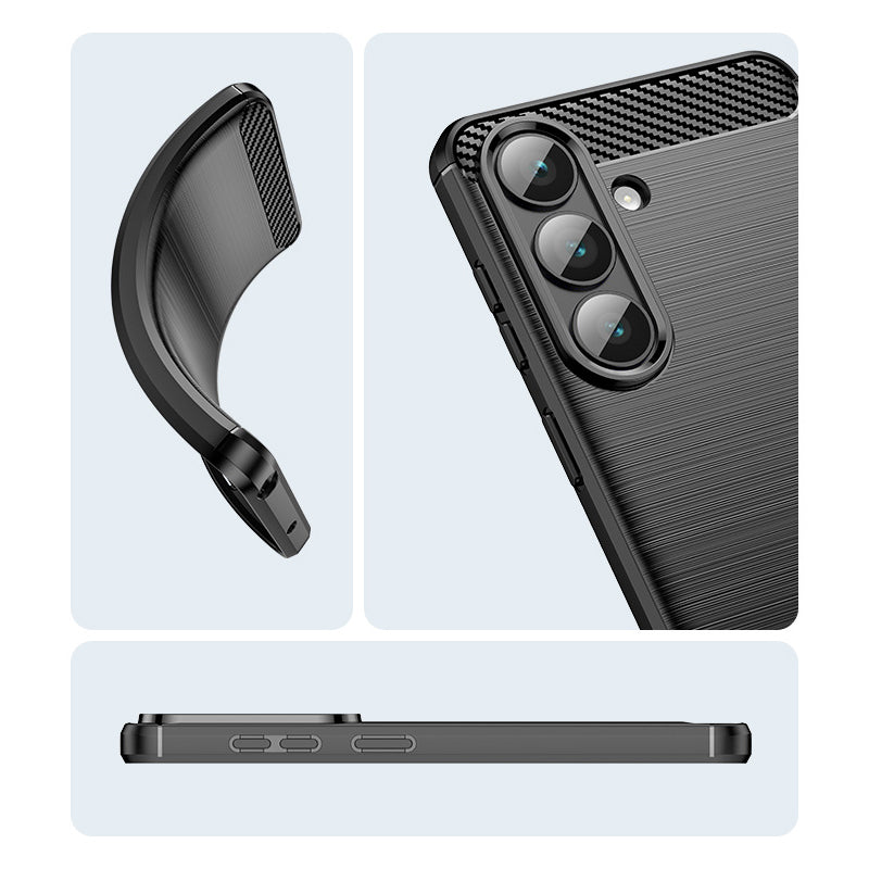 Black Brushed Metal Case (Galaxy S26)