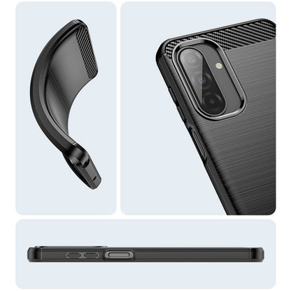 Black Brushed Metal Case (Galaxy A17)
