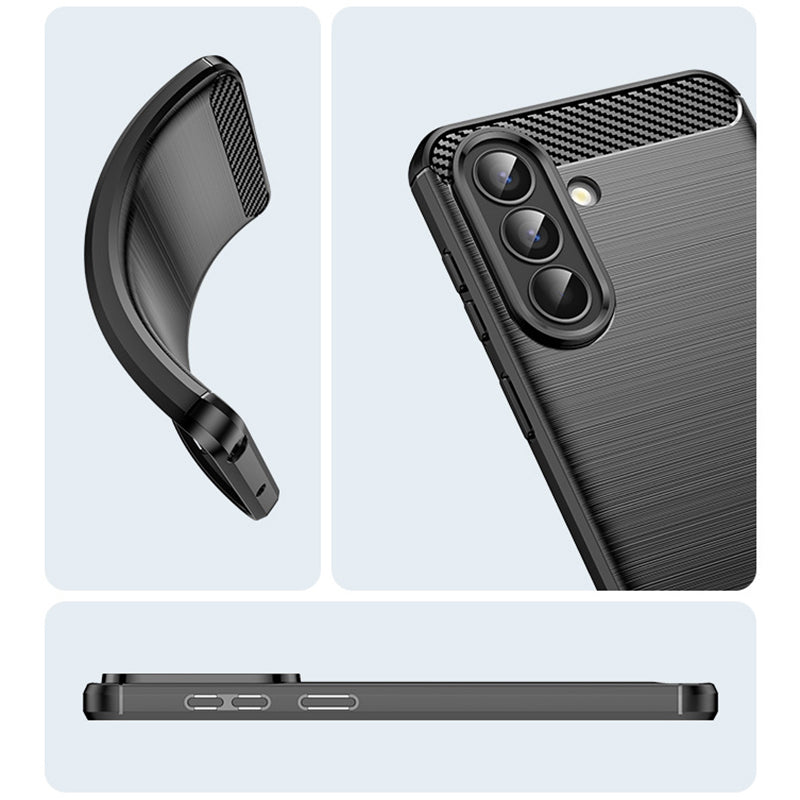 Black Brushed Metal Case (Galaxy A57)