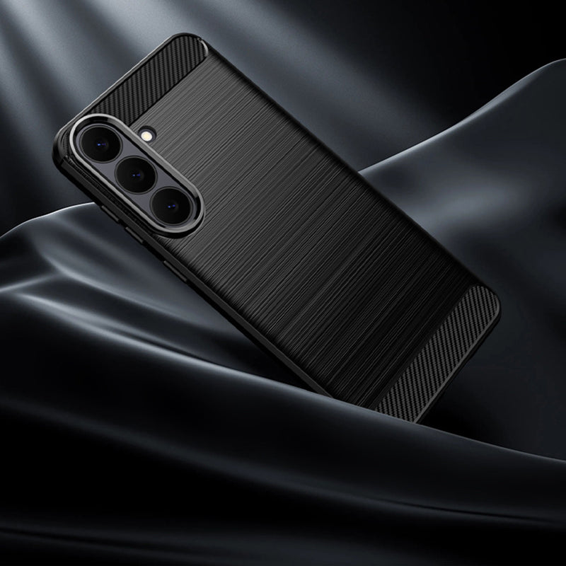 Black Brushed Metal Case (Galaxy S26 FE)