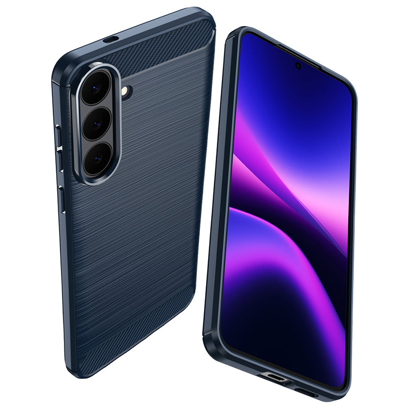 Navy Brushed Metal Case (Galaxy S26 FE)