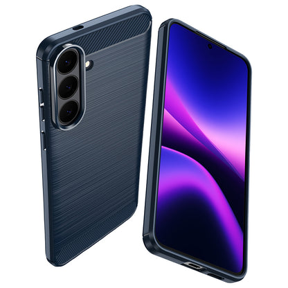 Navy Brushed Metal Case (Galaxy S26 FE)