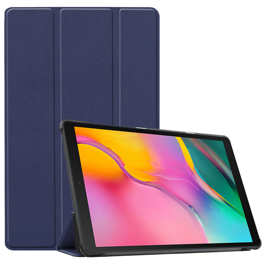 Navy Leather Folio Case (Galaxy Tab S8 Ultra / S9 Ultra / S10 Ultra)
