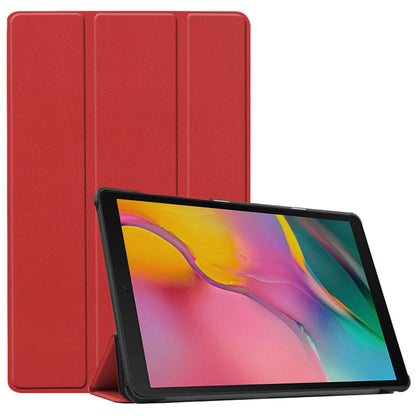 Red Leather Folio Case (Galaxy Tab S9 / S9 FE / S10 FE)
