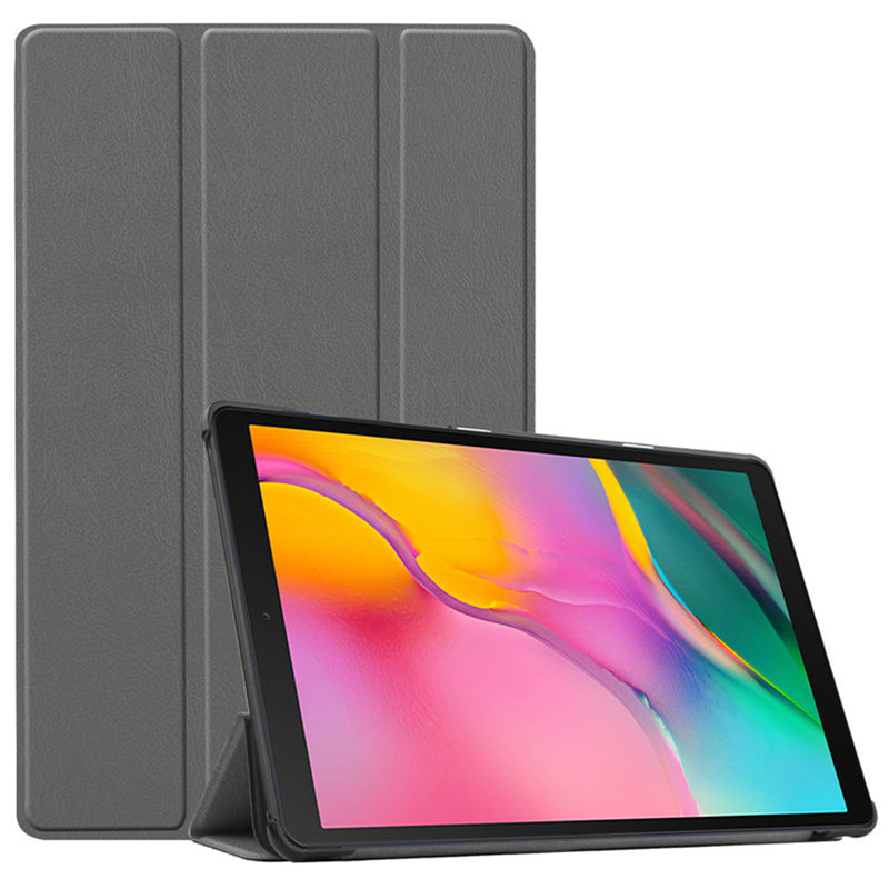 Grey Leather Folio Case (Galaxy Tab S8 Ultra / S9 Ultra / S10 Ultra)