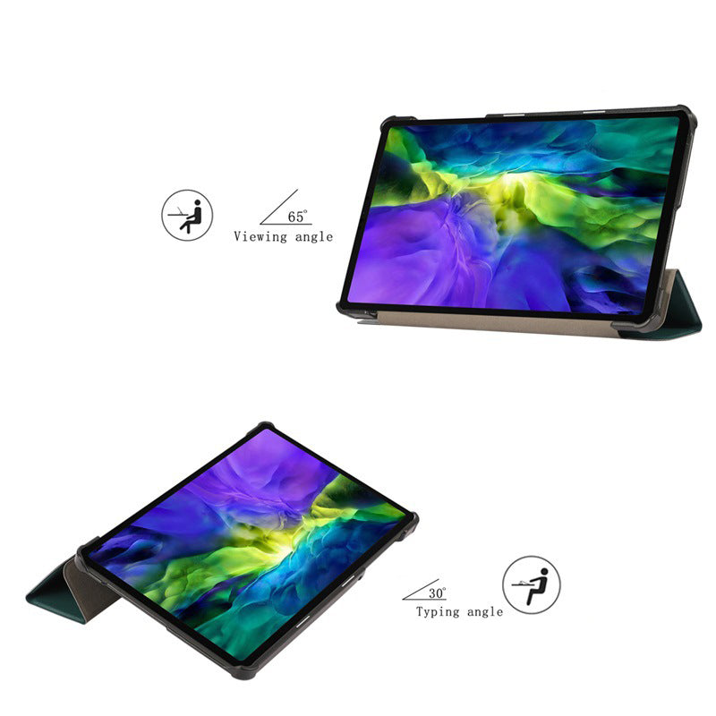 Black Leather Folio Case (Galaxy Tab S11 Ultra)