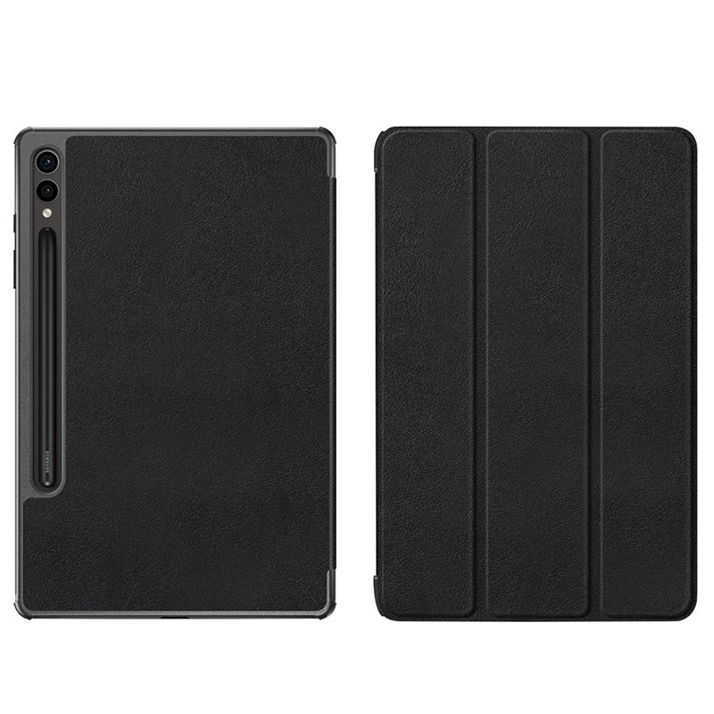 Black Leather Folio Case (Galaxy Tab S11 Ultra)