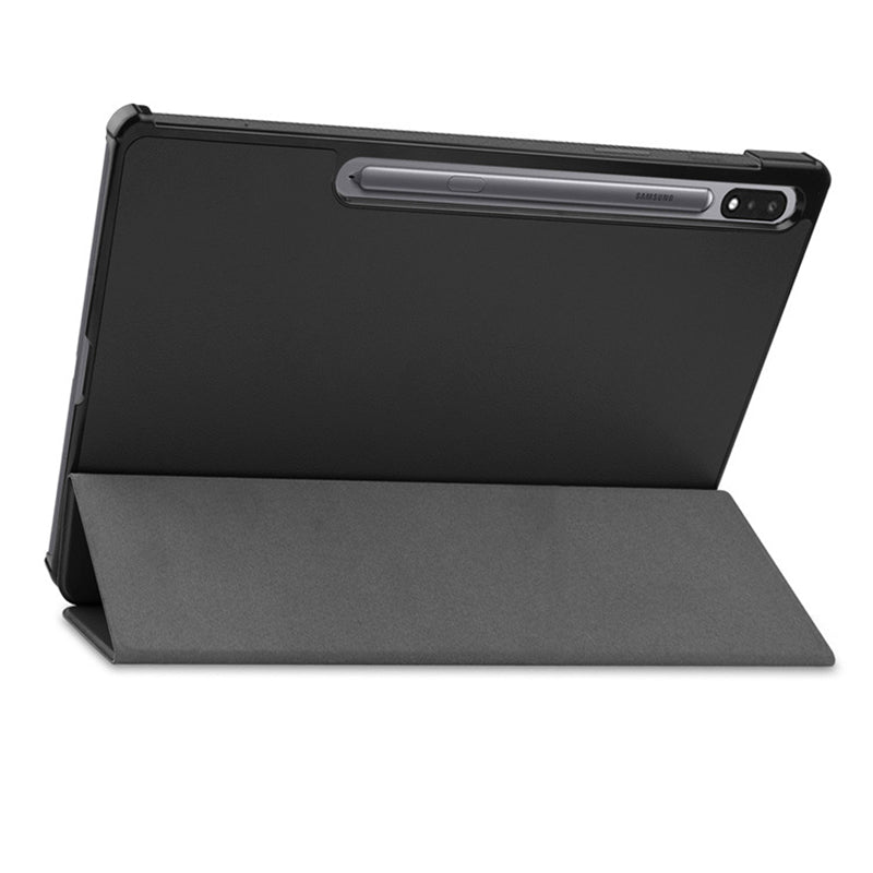 Grey Leather Folio Case (Galaxy Tab S10 FE+)