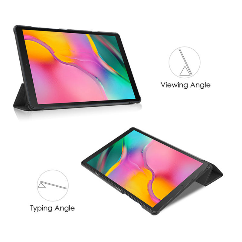 Black Leather Folio Case (Galaxy Tab S8 Ultra / S9 Ultra / S10 Ultra)