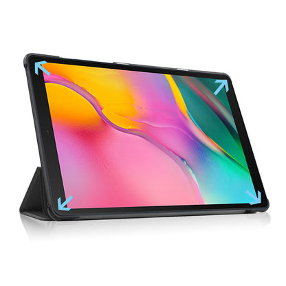 Black Leather Folio Case (Galaxy Tab S8 Ultra / S9 Ultra / S10 Ultra)