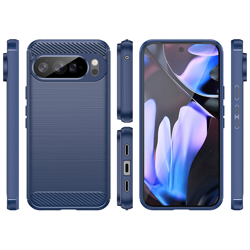 Navy Brushed Metal Case (Pixel 10 Pro XL)