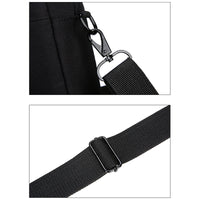 Black & Grey Oxford Cloth Messenger Bag