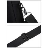 Black & Grey Oxford Cloth Messenger Bag