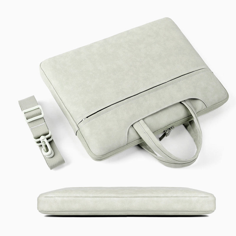 Mint Suede Messenger Bag