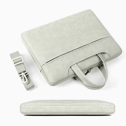 Mint Suede Messenger Bag