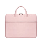Pink Suede Messenger Bag