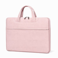 Pink Suede Messenger Bag