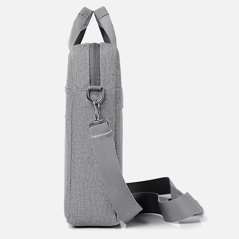 Grey Oxford Cloth Messenger Bag