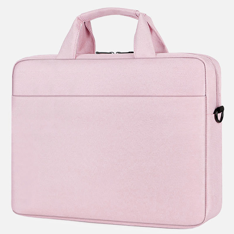 Pink Oxford Cloth Messenger Bag