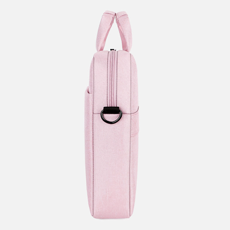 Pink Oxford Cloth Messenger Bag