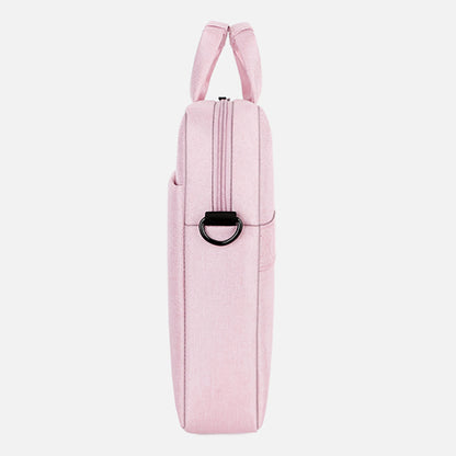 Pink Oxford Cloth Messenger Bag