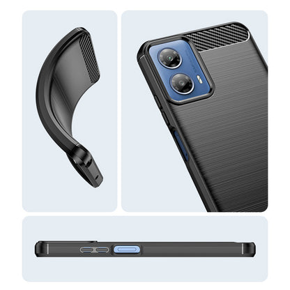 Black Brushed Metal Case (Motorola Edge 2024)