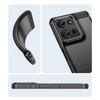 Black Brushed Metal Case (Motorola Moto G 2025)
