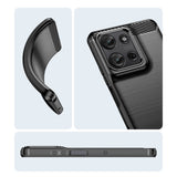 Black Brushed Metal Case (Motorola Moto G 2025)