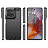 Black Brushed Metal Case (Motorola Moto G 2025)
