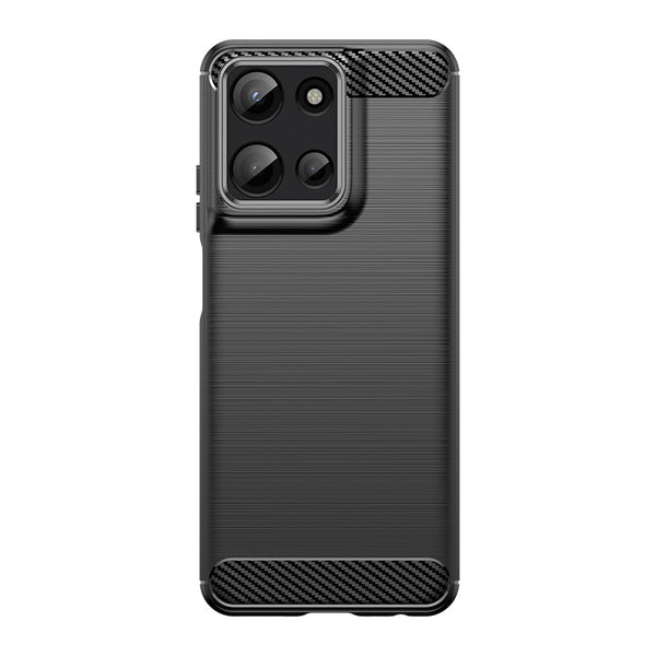 Black Brushed Metal Case (Motorola Moto G 2025)
