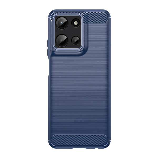 Navy Brushed Metal Case (Motorola Moto G 2025)