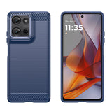 Navy Brushed Metal Case (Motorola Moto G 2025)