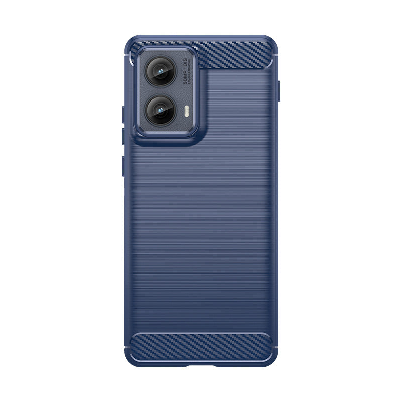 Navy Brushed Metal Case (Motorola Edge 2024)