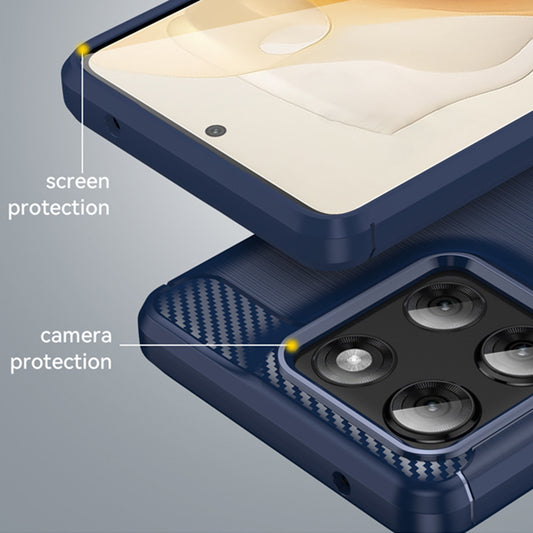 Navy Brushed Metal Case (Motorola Edge 2025)