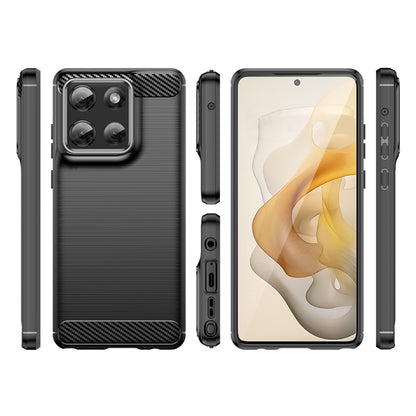 Black Brushed Metal Case (Motorola Edge 2025)