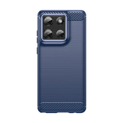 Navy Brushed Metal Case (Motorola Edge 2025)