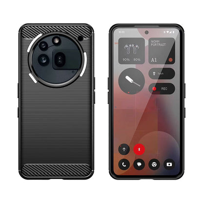 Black Brushed Metal Case (Nothing Phone 3a Pro)