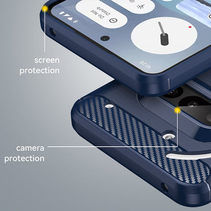 Black Brushed Metal Case (Nothing Phone 3a)