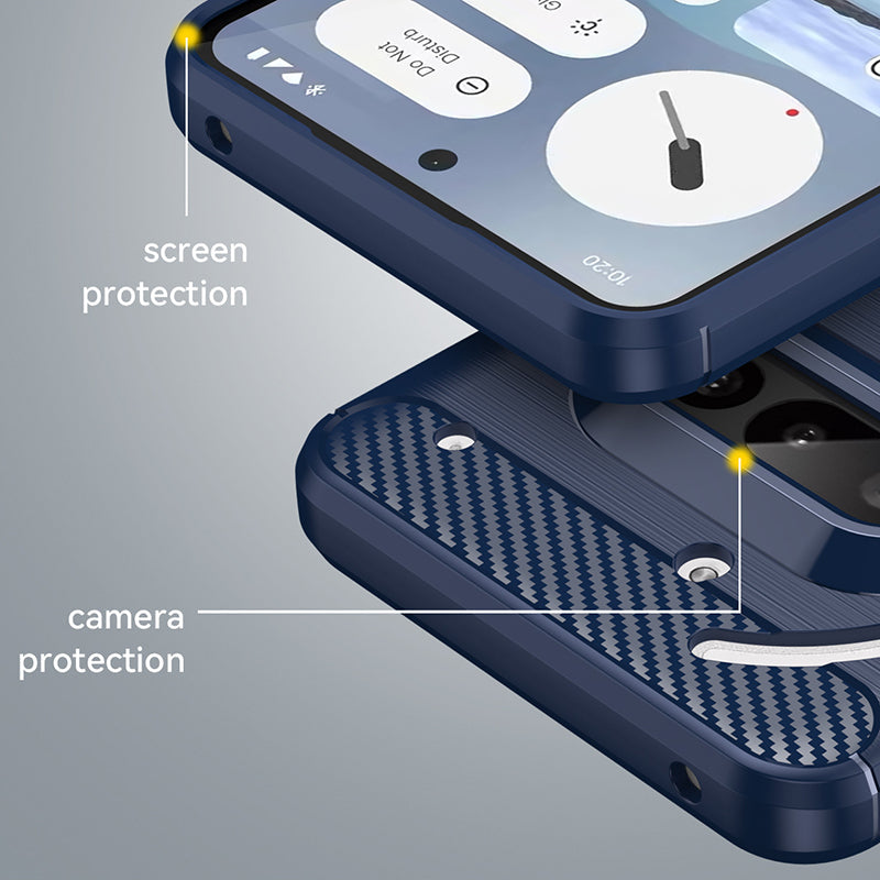 Navy Brushed Metal Case (Nothing Phone 3a)