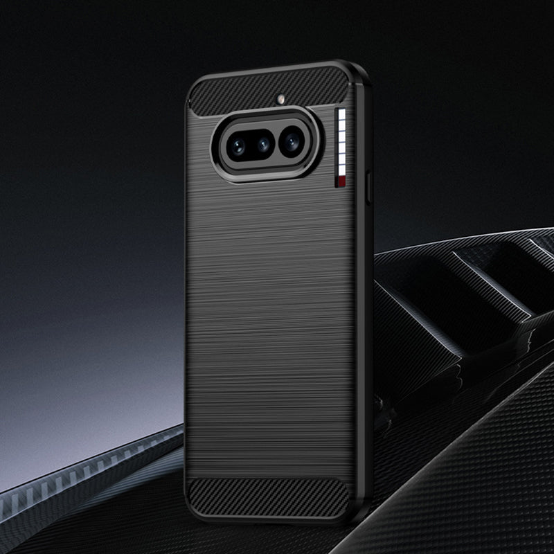 Black Brushed Metal Case (Nothing Phone 4a)